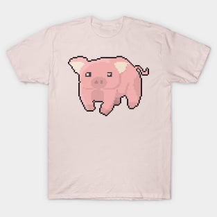 Pixelated Pals Pig T-Shirt